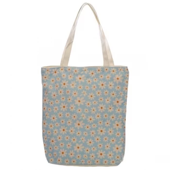 Image of Oopsie Daisy Cotton Bag with Zip and Lining