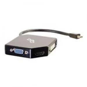 Image of C2G Mini DisplayPort to HDMI; VGA; or DVI Adapter Converter