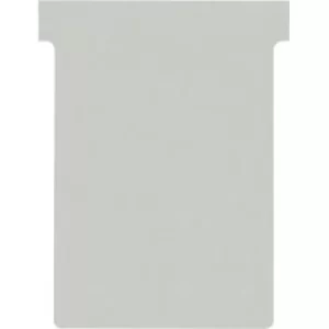 Image of Nobo Size 3 T-Cards Silver Pack of 100