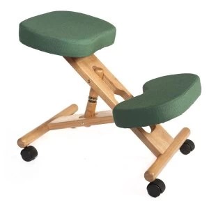 Image of Teknik Wooden Kneeling Chair - Green
