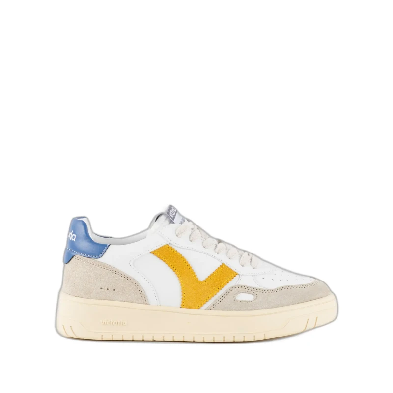 Image of Victoria Leather and suede effect sneakers Victoria Seul Bleu Unisex 36