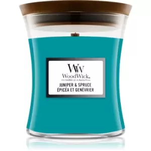 Image of Woodwick Juniper & Spruce Scented Candle 275g