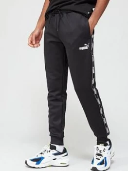 Image of Puma Tape Poly Track Pants - Black