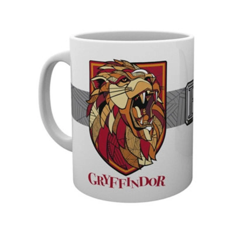 Image of Harry Potter Stand Together Gryffindor Mug Off White unisex