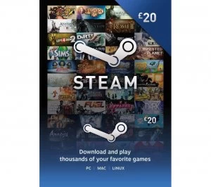 Image of Steam Wallet Card 20 GBP