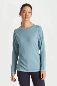 Image of Cotton-Blend 'Dynamic' Long Sleeve T-Shirt