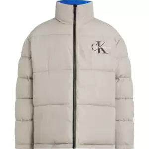 Image of Calvin Klein Jeans Reversible 90s Puffer - Blue