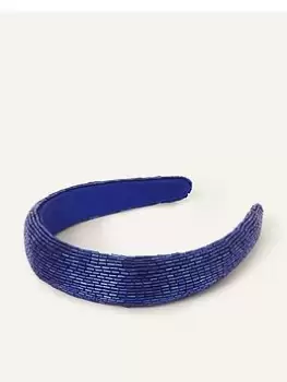 Image of Accessorize Blue Beaded Headband