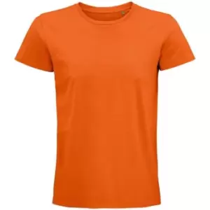 Image of SOLS Unisex Adult Pioneer Organic T-Shirt (M) (Orange)
