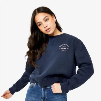 Image of Jack Wills Wills Mellor Crew Sweatshirt - Blue