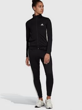 Image of adidas Teamsports Tracksuit - Black, Size XL, Women