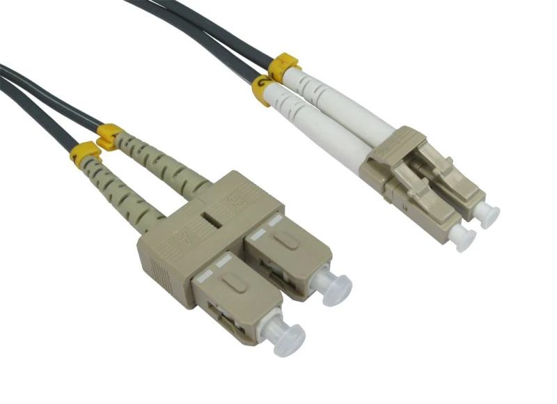 Image of Cables Direct 3m OM1 Fibre Optic Cable, LC - SC (Multi-Mode)
