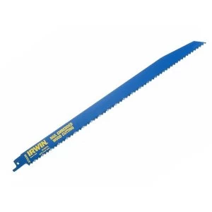 Image of IRWIN Sabre Saw Blade 156R 300mm Nail Embedded Wood Cut Pack of 5