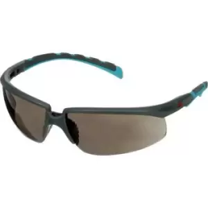 Image of 3M S2002SGAF-BGR Safety glasses Anti-fog coating, Anti-scratch coating, Angle adjustable Turquoise, Grey DIN EN 166