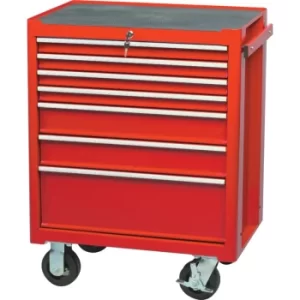 Image of Red 7-Drawer Professional Roller Cabinet