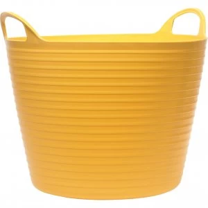 Image of Faithfull Flex Tub Heavy Duty Flexible Bucket 60l Yellow