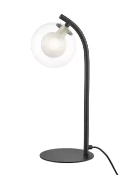 Image of Remy 1 Light Table Lamp Chrome Black