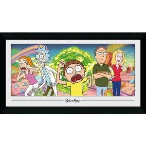 Image of Rick and Morty Group Collector Print