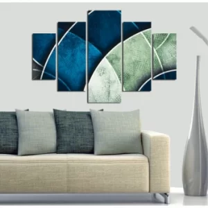 Image of ST047 Multicolor Decorative MDF Painting (5 Pieces)