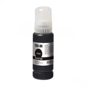Image of InkLab Epson 102 EcoTank Black Ink Bottle 127ml