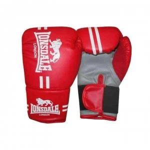 Image of Lonsdale Contender Boxing Gloves - Red