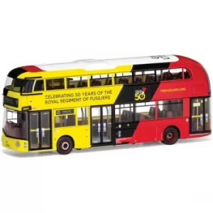 Image of Corgi Wrightbus, New Routemaster, GoAhead Route 15 Stepney Arbour Square Royal Fusilliers Diecast Model