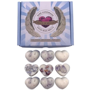 Image of Set of 9 Handmade Soya Wax Melts - Peace of Heaven Cherubs