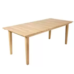 Image of Walkham Teak Walkham Raleigh Outdoor Multi-purpose Rectangular Table - Teak