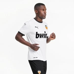 Image of PUMA Valencia Cf Home Replica Mens Jersey, White/Black, size Medium, Clothing