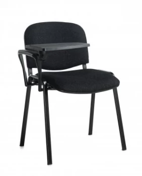 Image of Taurus Meeting Room Room With Black Frame and Writing Tablet - Charcol