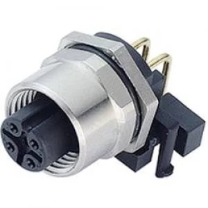 Image of Binder 99 3432 202 04 Series 763 M12 Sensor Actuator Connector Screw Cap Angled