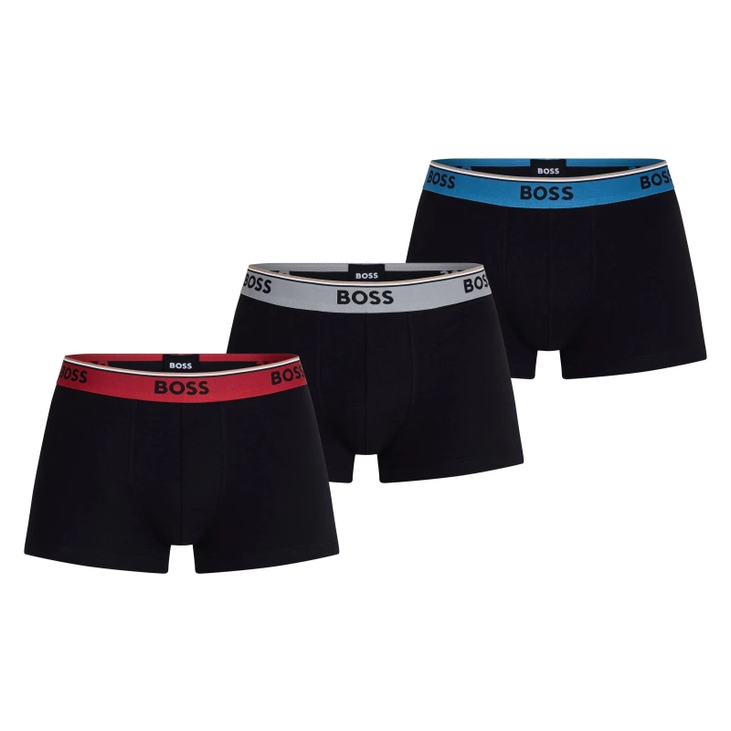 Image of Boss Trunk 3 Pack AOP/Nvy/Nvy982 male Small