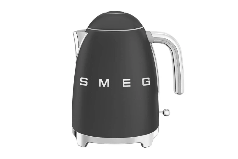 Image of Smeg Eejb154 50S Retro Style Kettle And 2-Slice Toaster - Matte Black WG3OF Unisex