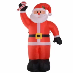 Image of Inflatable Light Up Christmas Santa Claus 240cm