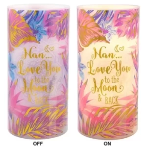 Image of Floral Flicker LED Candle Nan