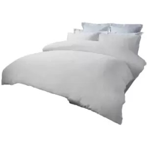 Image of Belledorm Staten Island Duvet Cover Set Set (Superking) (Cream) - Cream