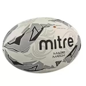 Image of Mitre Maori Match Rugby Ball - White