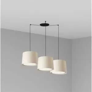 Image of Conga Cluster Pendant Ceiling Light Cream, E27