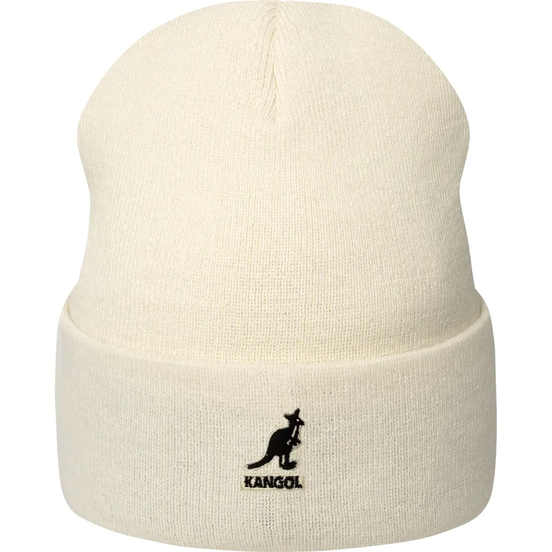 Image of Kangol Beanie Kangol 2-Way Text Beige Unisex TU