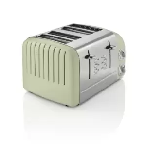 Image of Swan ST34020GN 4 Slice Retro Toaster