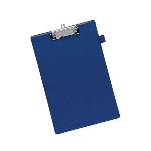 Image of 5 Star Office Standard Clipboard with PVC Cover Foolscap Blue