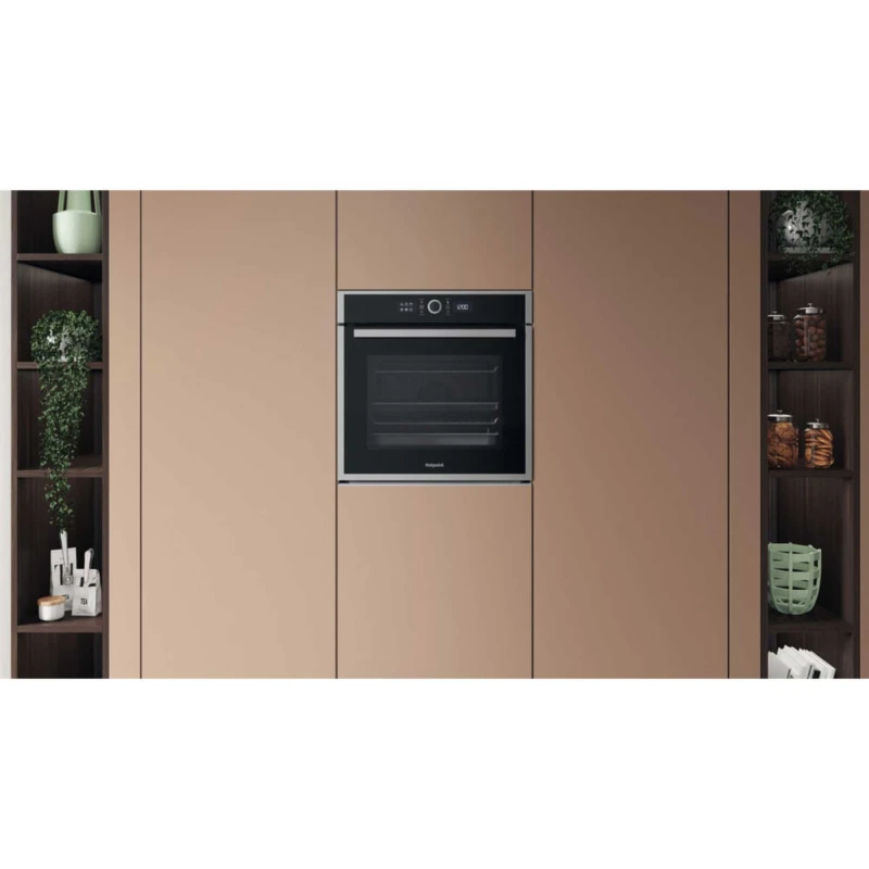 Image of Hotpoint HOIM4S8CM0XUK HOIM4S8CM0XUK Class 4 ActiveMultiflow 73l Single Oven with Air Fry - Stainless Steel Hotpoint HOIM4S8CM0XUK