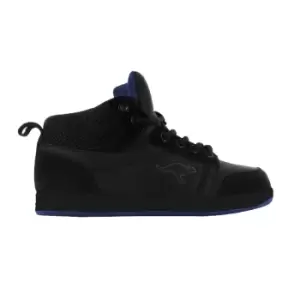 Image of KangaRoos Skye Youths/Boys Low-Top Suede Trainers (4 UK) (Black/Royal)
