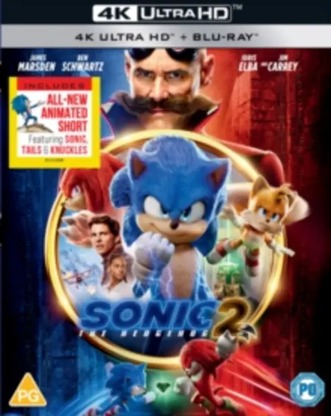 Image of Sonic the Hedgehog 2 Bluray