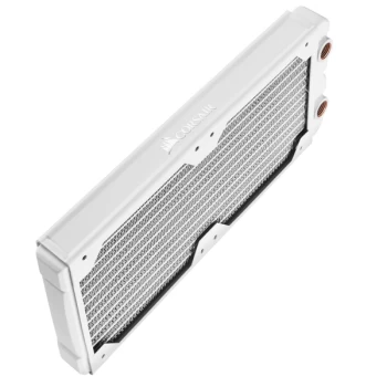 Image of Corsair Hydro X Series XR5 240mm Dual Fan Water Cooling Radiator - White (CX-9030007-WW)