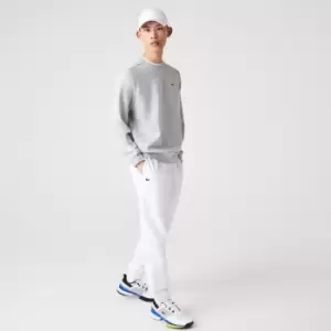 Image of Mens Lacoste SPORT Lightweight Fabric Tracksuit Trousers Size 4 - M White