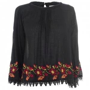 Image of Velvet Top - Vintage Black