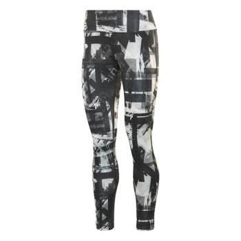 Image of Reebok MYT Print Tights Ladies - Black