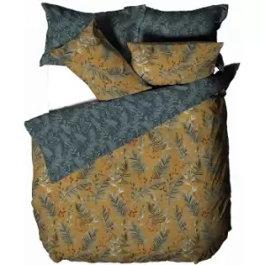 Image of Furn Mazari Duvet Cover Set (Single) (Mustard Yellow) - Mustard Yellow