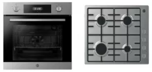 Image of Hoover PHC3B25CXHHW6LK3 Electric Oven and Gas Hob Pack